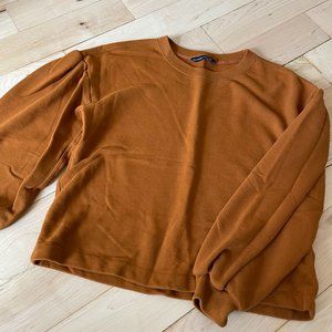 Abercrombie & Fitch Slouchy Crewneck Terry Sweatshirt | Size Small